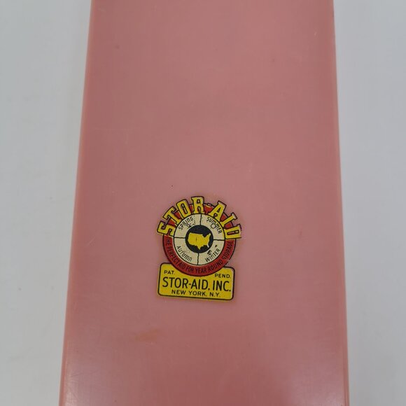 Stor-Aid Vintage Pink Lingerie Storage Container 13x4x2 - Picture 8 of 8